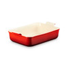 Le Creuset Heritage Deep Rectangular Lasagna Dish in Cerise