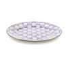 MacKenzie-Childs Violet Check Serving Platter