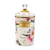 MacKenzie-Childs Pink Wildflowers Large Canister