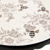 MacKenzie-Childs Bee Toile Large Pedestal Platter