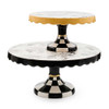 MacKenzie-Childs Bee Toile Large Pedestal Platter