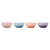 Le Creuset Set of 4 Multi-Colored Petal Mini Bowls