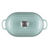 Le Creuset Cast Iron Oval Bread Oven in Sea Salt