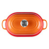 Le Creuset Cast Iron Oval Bread Oven in Flame