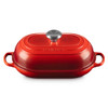 Le Creuset Cast Iron Oval Bread Oven in Cerise
