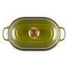 Le Creuset Cast Iron Oval Bread Oven in Olive