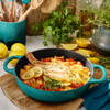 Le Creuset Cast Iron Everyday Pan in Riviera