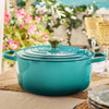 Le Creuset Cast Iron Round Dutch Oven in Riviera