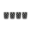 MacKenzie-Childs Black Check Acrylic Tumblers