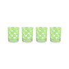 MacKenzie-Childs Green Check Acrylic Tumblers
