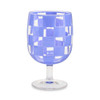 MacKenzie-Childs Blue Check Acrylic Water Goblets