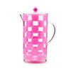 MacKenzie-Childs Pink Check Acrylic Pitcher