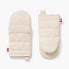 Hedley & Bennett Set of Two Oven Mitts in Oat