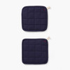 Hedley & Bennett Set of Two Pot Holders in Blueberry