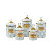 MacKenzie-Childs Sky Check Demi Canister