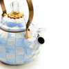 MacKenzie-Childs Sky Check Whistling Tea Kettle