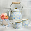 MacKenzie-Childs Sky Check 2-Quart Tea Kettle