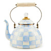 MacKenzie-Childs Sky Check 3-Quart Tea Kettle