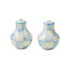 MacKenzie-Childs Sky Check Salt and Pepper Shakers
