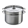 Le Creuset Stainless Steel Stockpot With Colander Insert