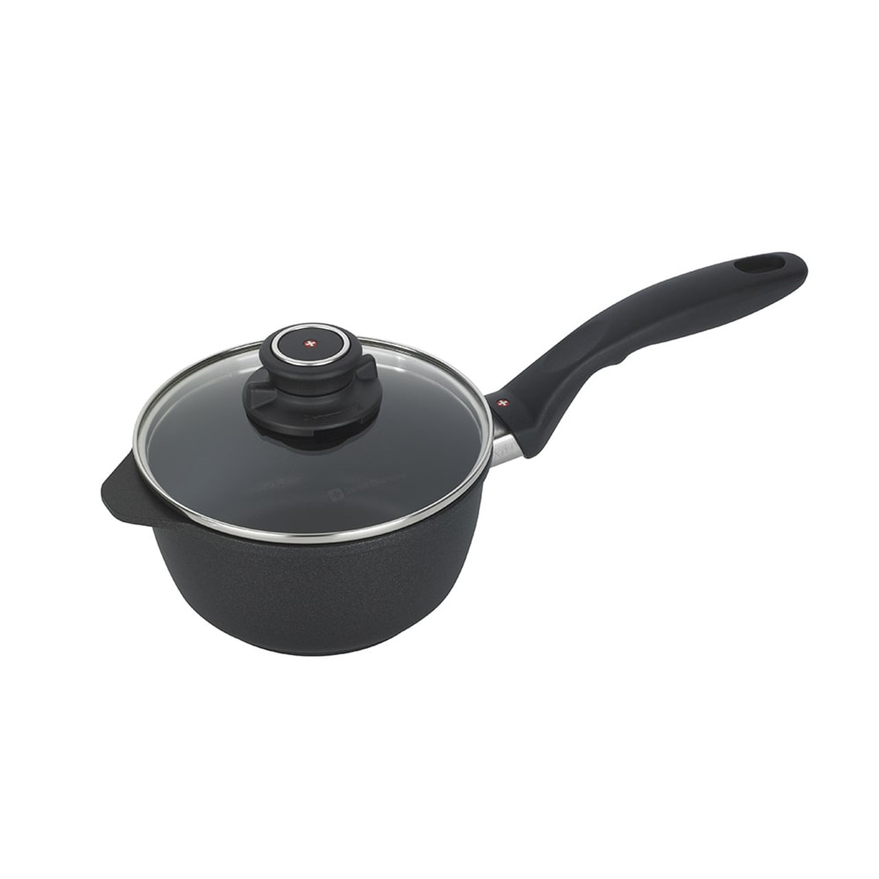 Swiss Diamond XD 1.4 qt Nonstick Saucepan with Glass Lid