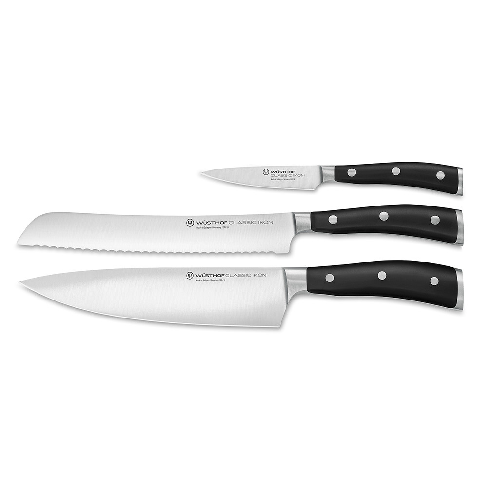 Wusthof Classic Ikon 3-Piece Starter Set | Chefs Corner Store