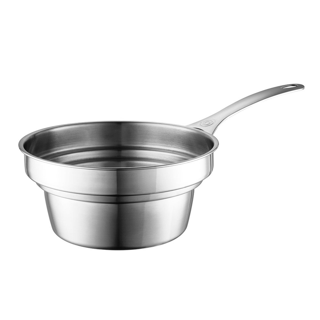 All-Clad Copper Core 2-qt Saucepan with lid and Porcelain Double Boiler  with Lid