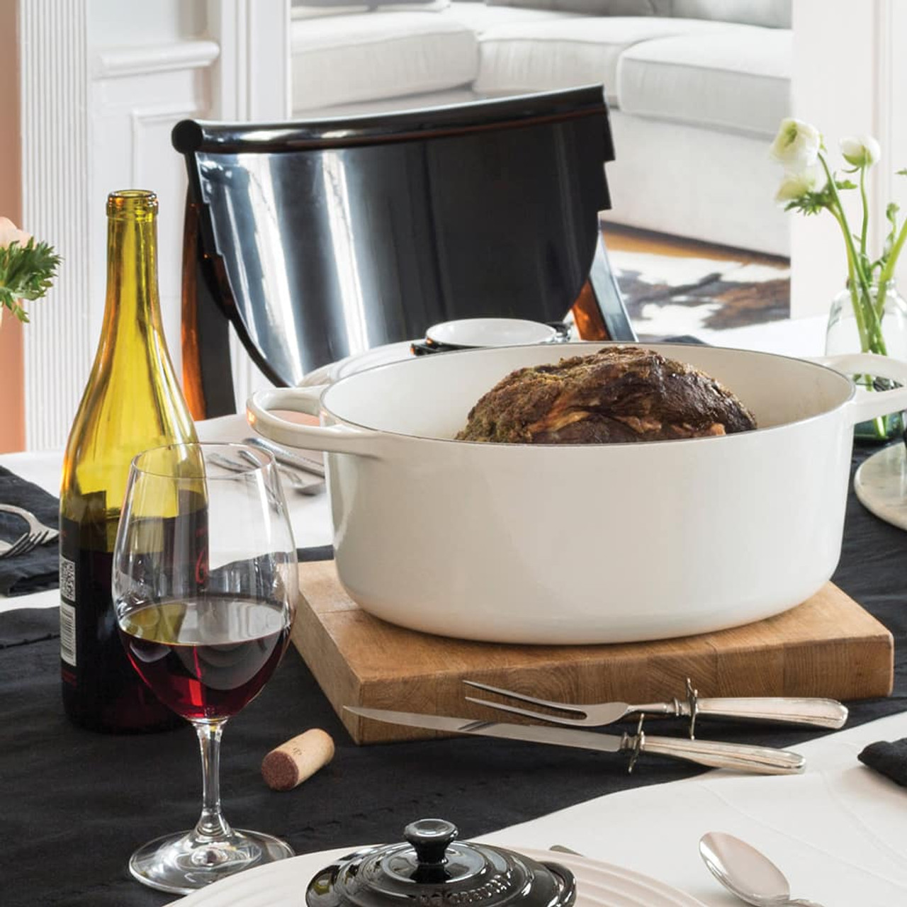 Le Creuset Dutch Oven in White | Chefs Corner Store