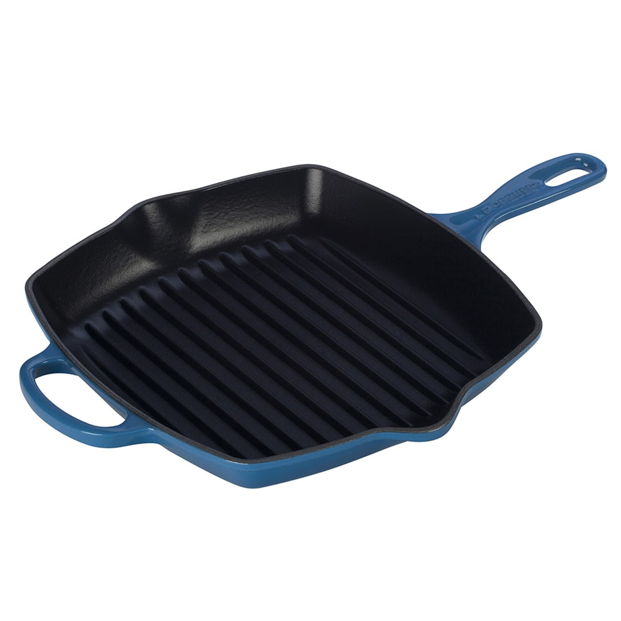 Le Creuset Signature Iron Handle Skillet - Marseille Blue - 10.25