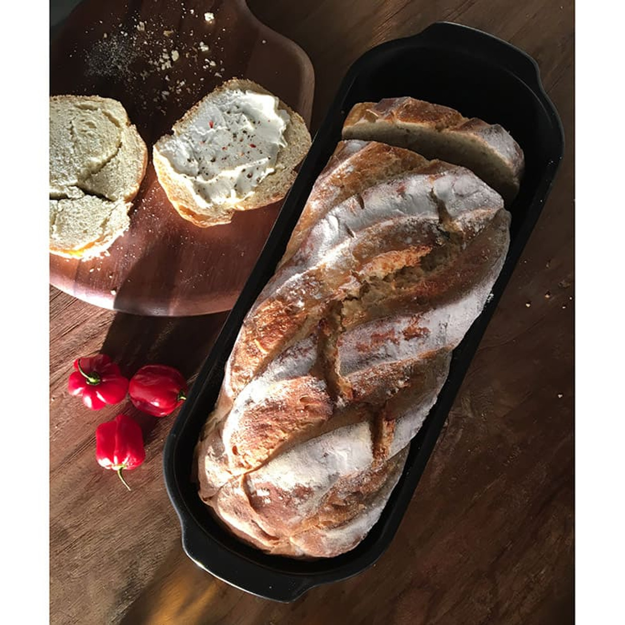 Looking for a recipe for Emile Henry ceramic bread loaf baker with lid -  Reader Recipes - Breadtopia Forum