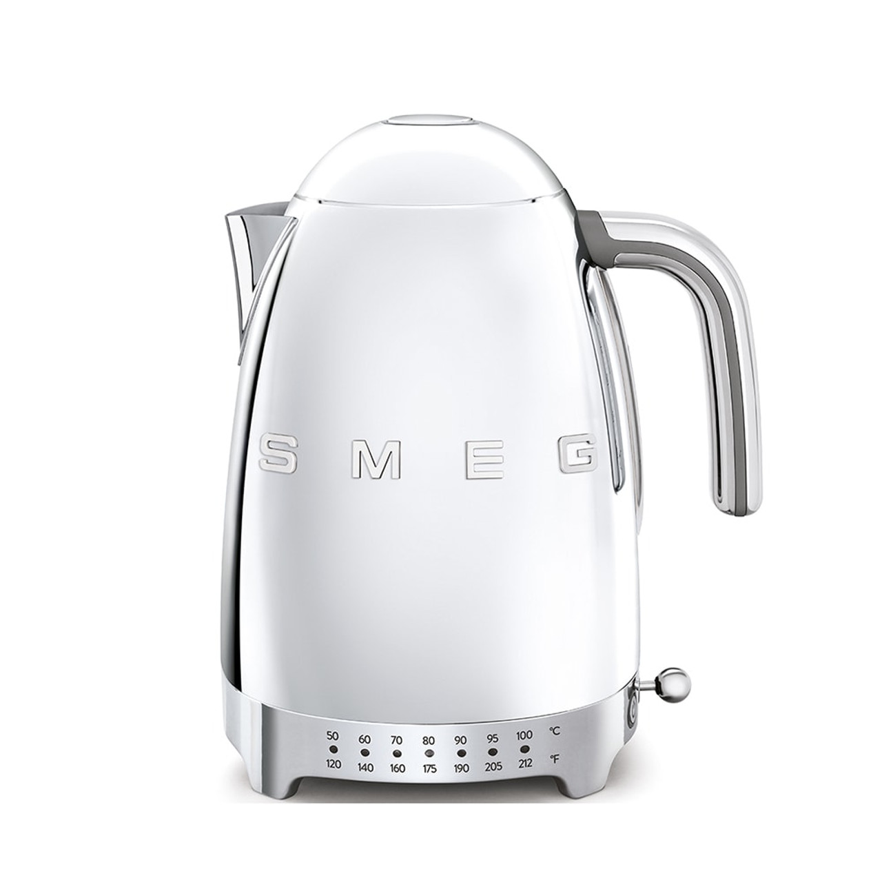 Smeg Variable Temperature Kettle 3D Logo, White