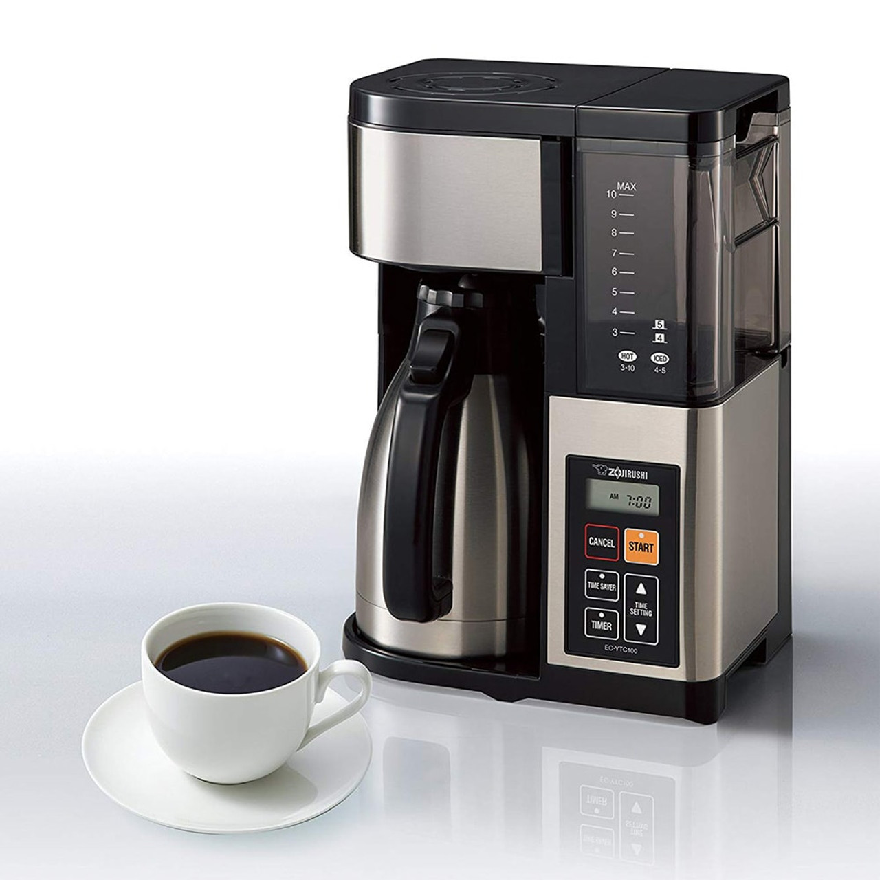 Zojirushi Dome Brew Programmable Coffee Maker (Stainless Black