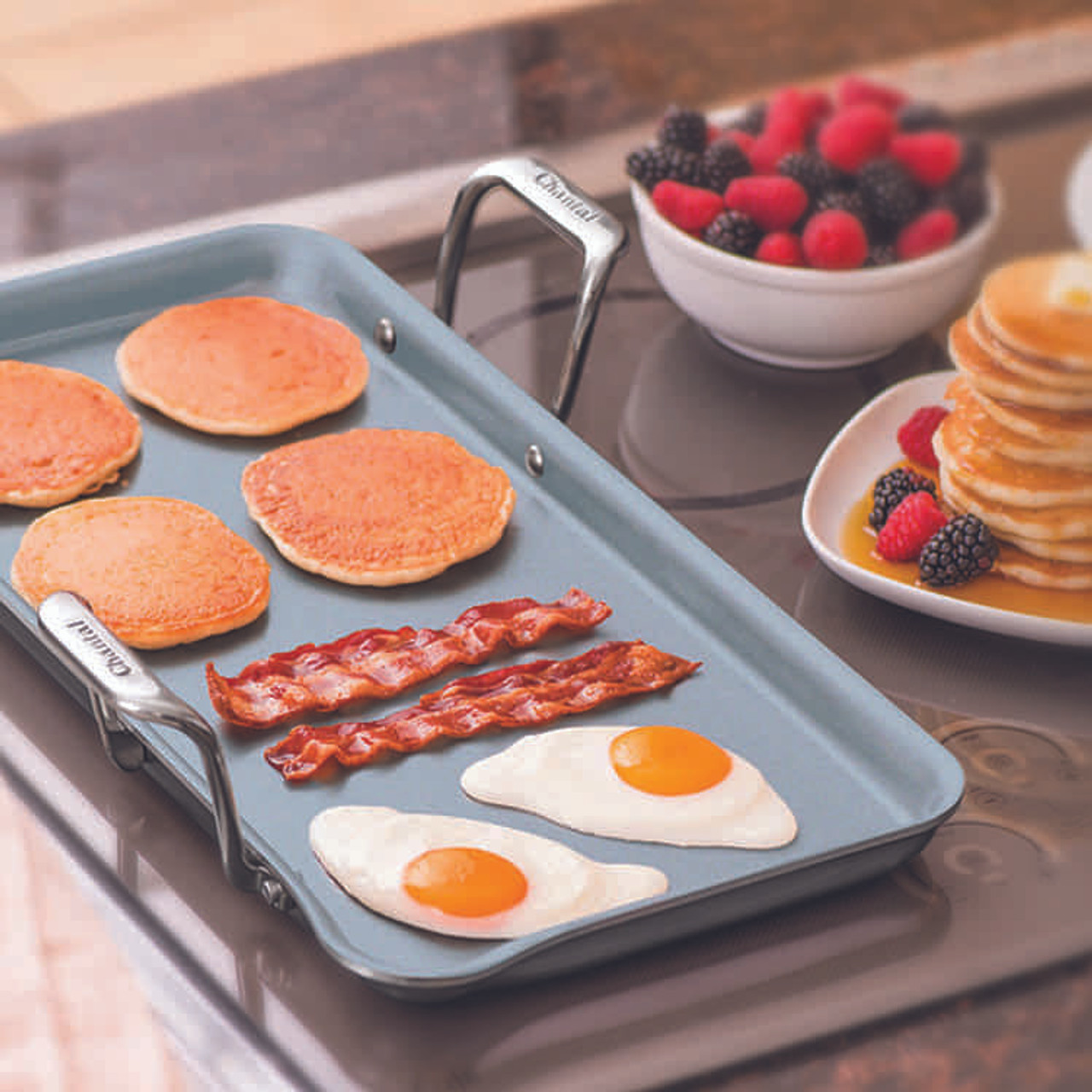 Perfect Pancakes  Lodge Carbon Steel Griddle with Copper
