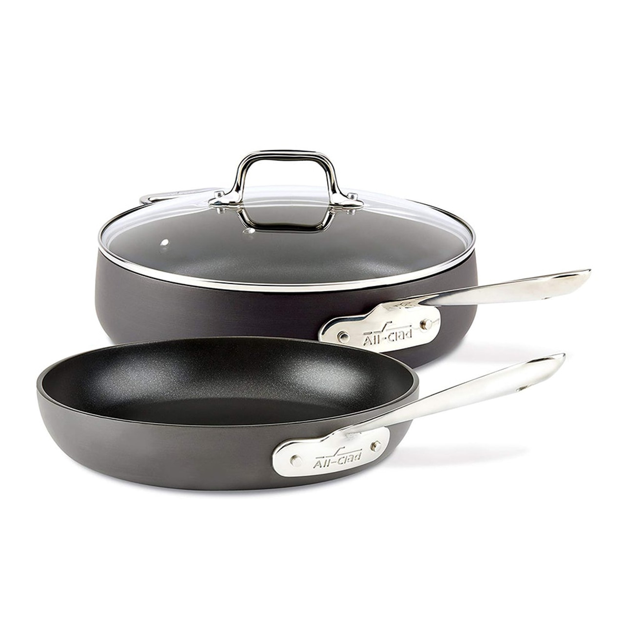 All-Clad HA1 5 Piece Nonstick Hard-Anodized Cookware Set