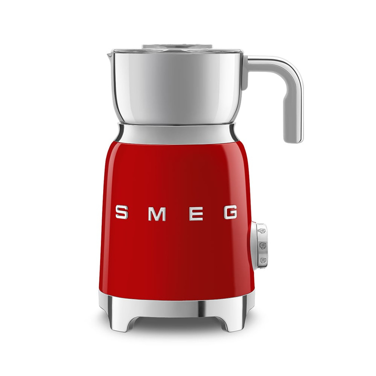 Smeg Red Automatic Coffee and Espresso Machine with Milk Frother +