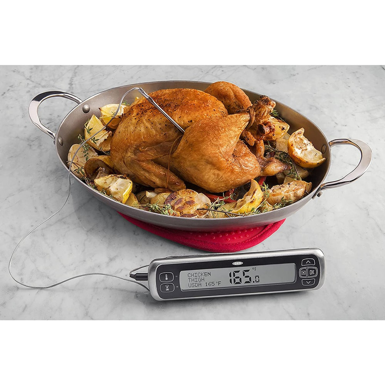 OXO Softworks Digital Display Instant Read Stainless Steel Food Thermometer  