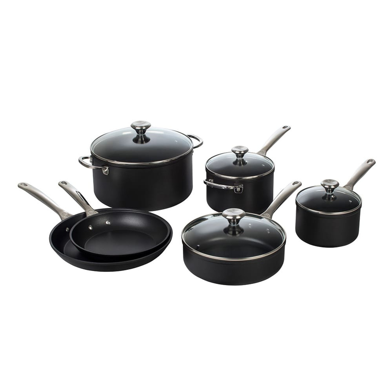 Le Creuset TNS 4-qt Braiser and 10 Fry PanSet