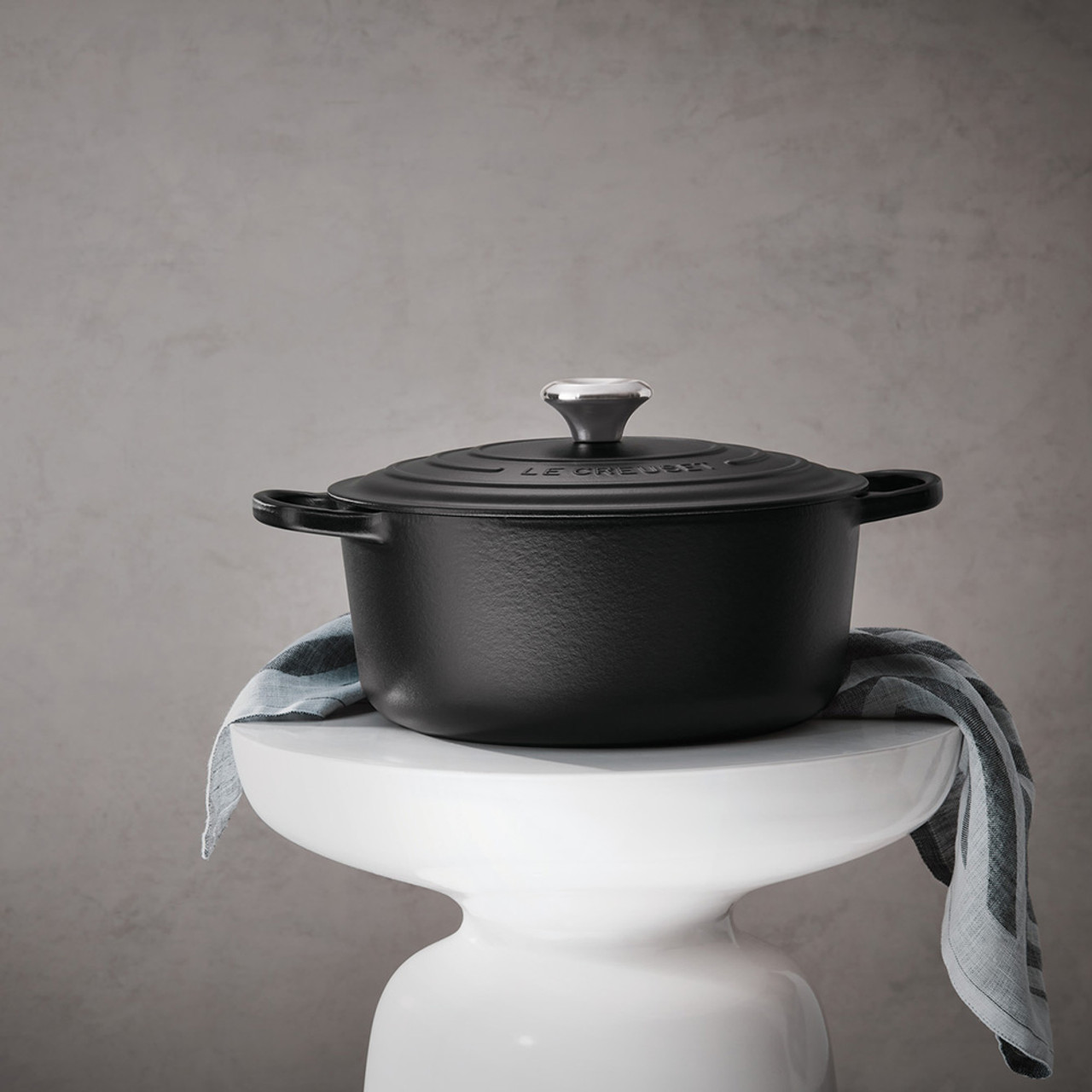 Le Creuset Round Dutch Oven in Licorice | Chefs Corner Store