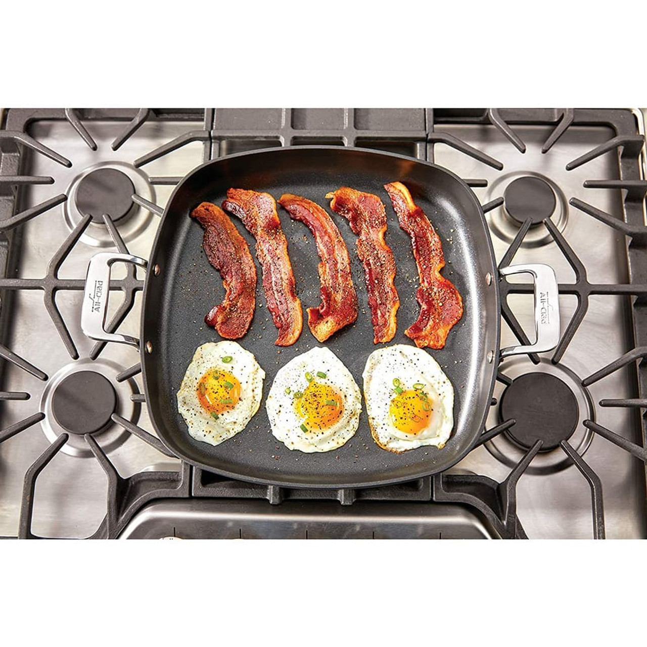 All-Clad Essentials Hard Anodized Nonstick Cookware, Square Pan with Trivet  - Macy's