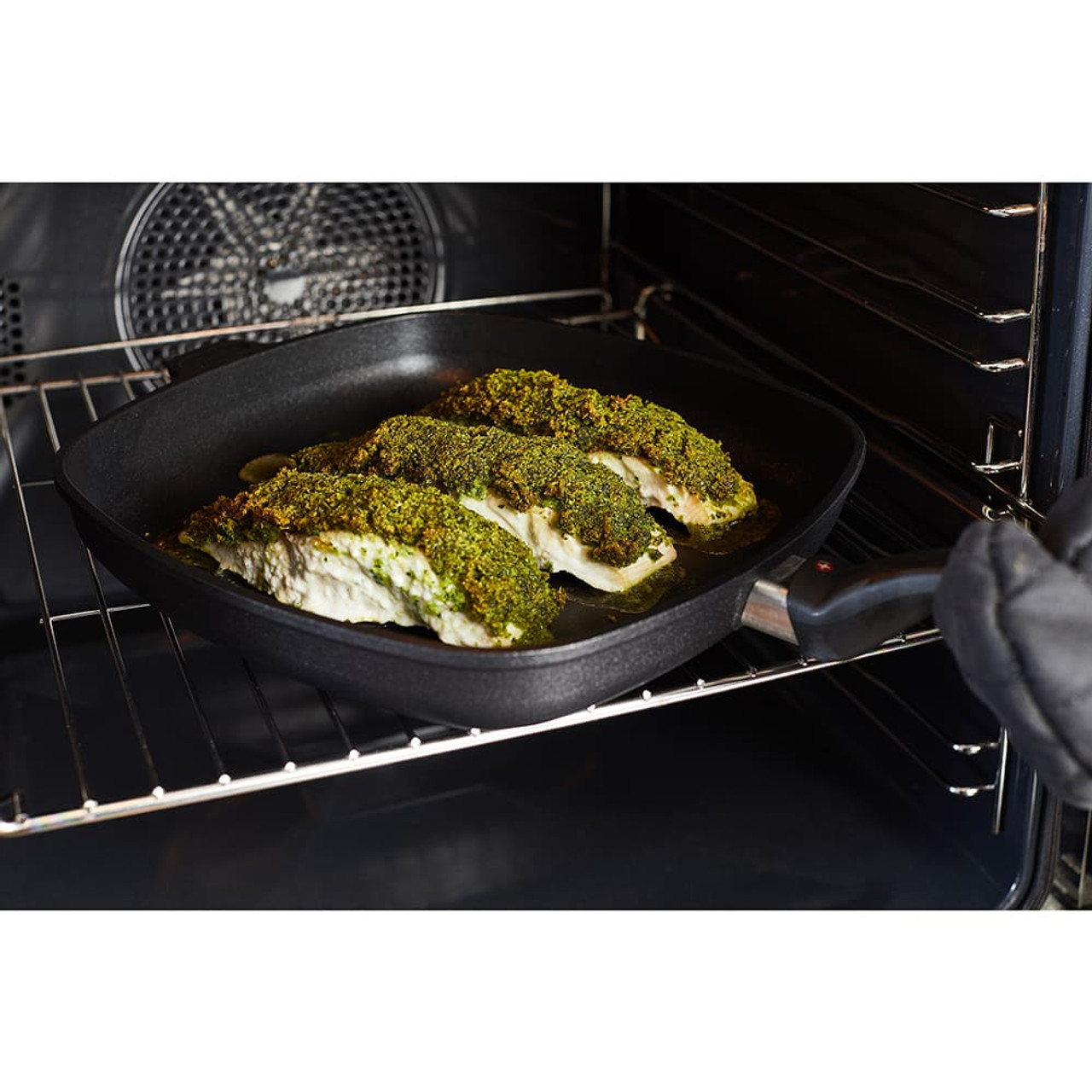 Swiss Diamond XD 11 x 11 Nonstick Deep Square Grill Pan - Induction