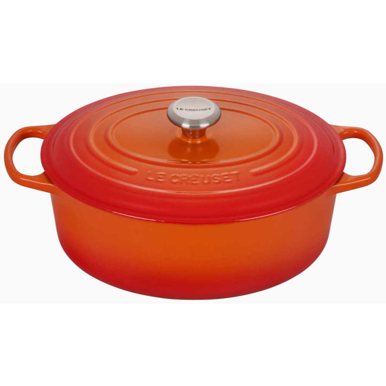 Le Creuset Signature Cast Iron 6.75 qt. Licorice Oval Dutch Oven