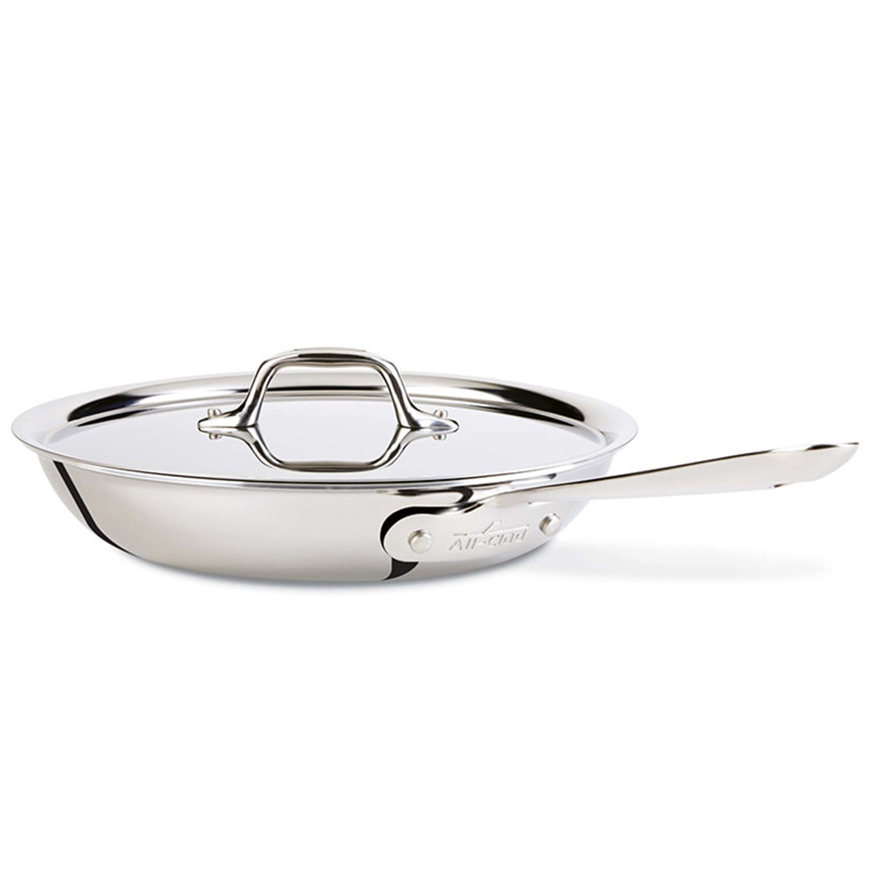 All-Clad Stainless-Steel Skillet with Lid, 12