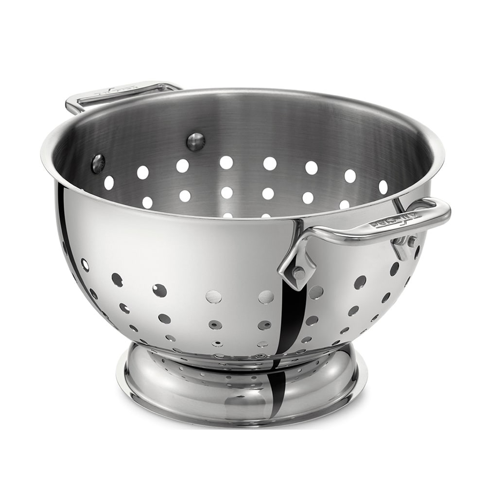 All-Clad Classic Stainless Steel Colander Strainer - Thumbnail 5