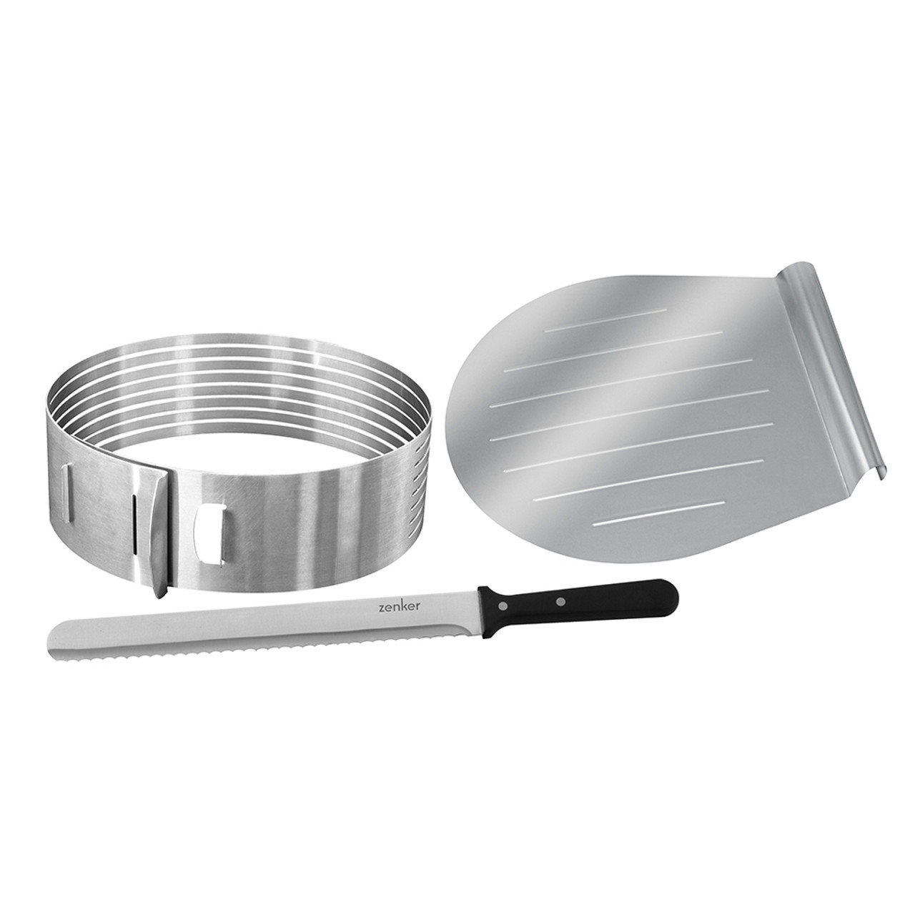 Amazon.com: Adjustable Cake Slicer, Stainless Steel 3- Wires Cake Cutter  and Leveler Layer Cakes Baking Tool for 20in Cake 20.5x8.7in: Home & Kitchen