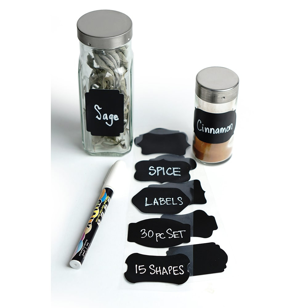 Reusable Spice Labels