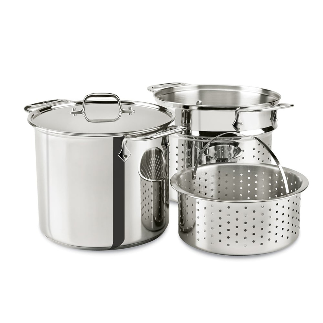 All-Clad d5 Stainless-Steel Steamer Multipot, 3-Qt.