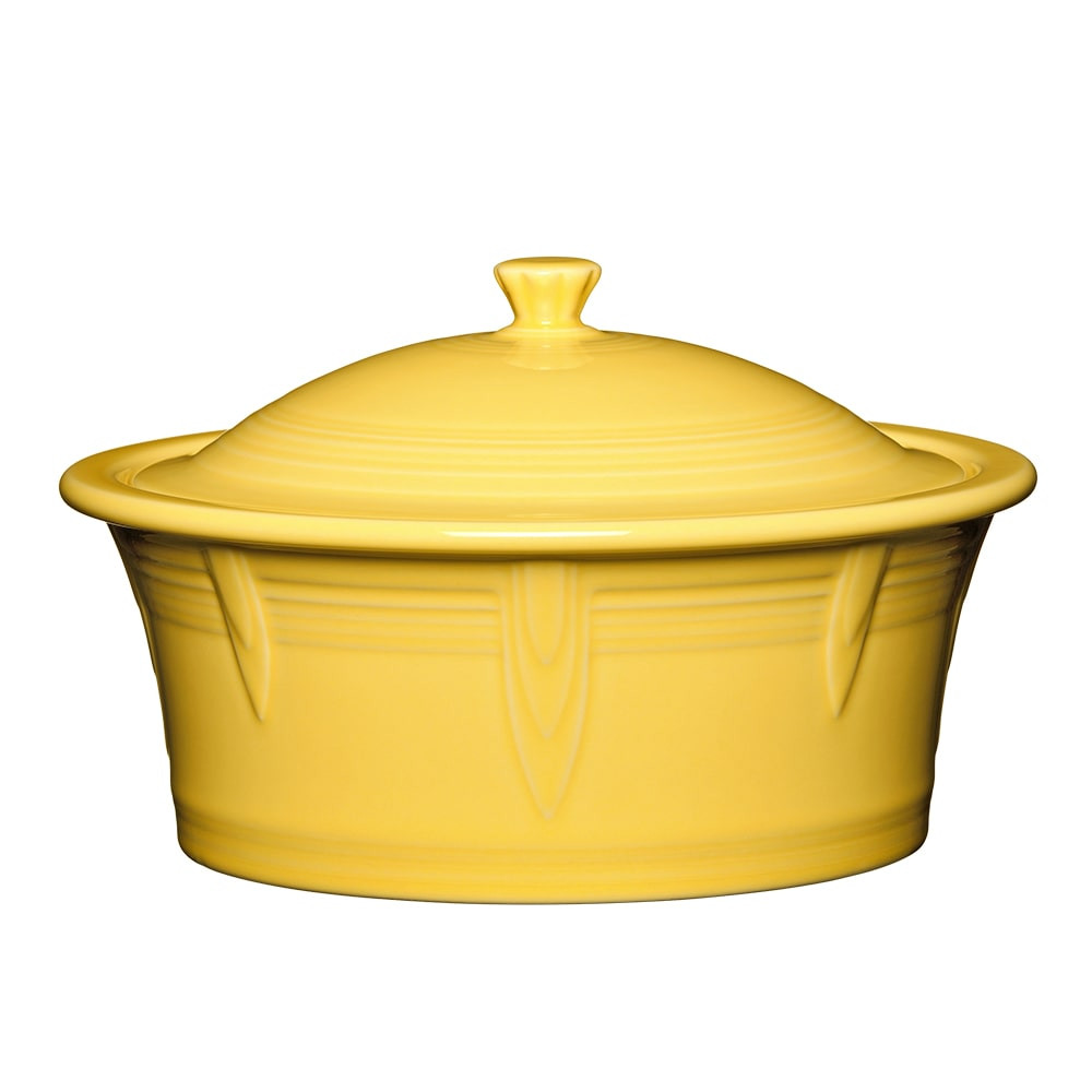 Fiesta Ware Large Covered Casserole (Tureen) - Thumbnail 2