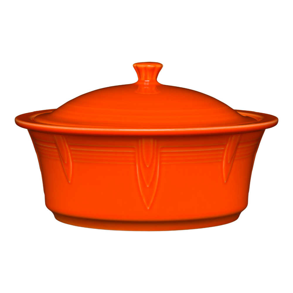 Fiesta Ware Large Covered Casserole (Tureen) - Thumbnail 5
