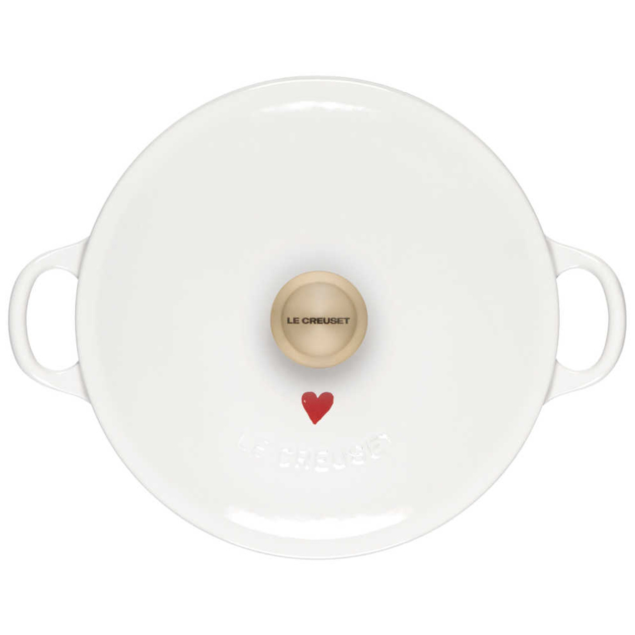 Le Creuset L' Amour 2.75-qt Cast Iron Soup Pot - White