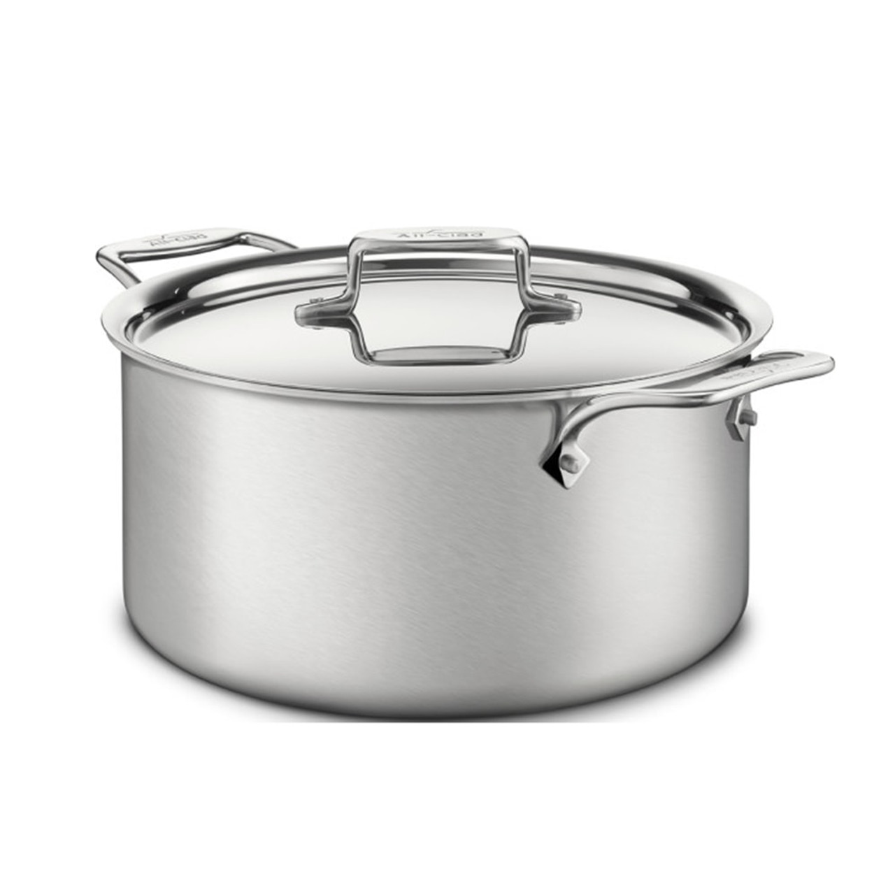 D5 Stainless Brushed 5-ply Bonded Cookware, Saute Pan with lid, 3 quart